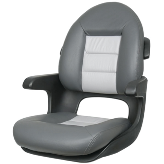 ELITE HELM SEAT HIGH BACK GRAY/BLK