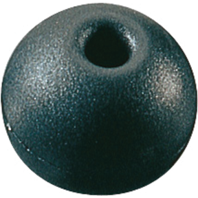 PARREL BEAD BLK 1-1/4IN 1/4IN ROPE