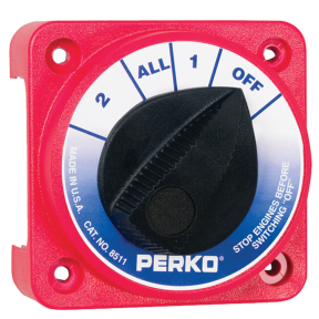 Compact Battery Selector &amp; Main Disconnect Switches
