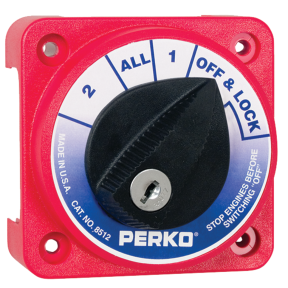 Compact Battery Selector &amp; Main Disconnect Switches