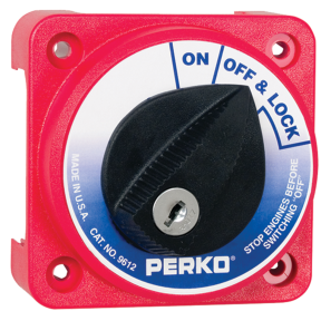 Compact Battery Selector &amp; Main Disconnect Switches