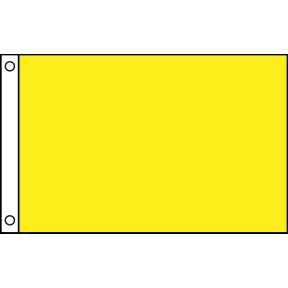 12INX18IN NYL-GLO QUARANTINE FLAG