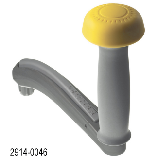 Chrome Lock-In Winch Handles - 10IN LOCK-IN POWER GRIP CHRM. HANDLE