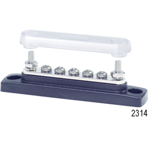 MiniBus 100 Ampere Common Buses - with Cover, MiniBus 4 x 10-24 Stud Terminal w/Cover