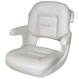ELITE HELM SEAT LOW BACK WHITE
