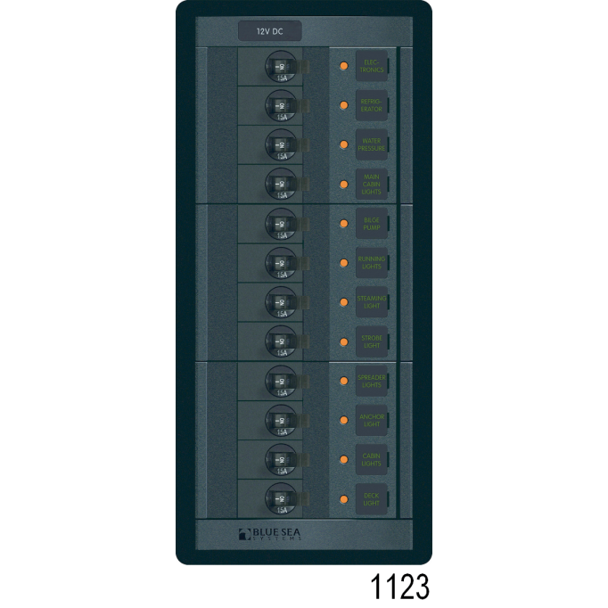 360 Panel Systems DC - 8 Positions with Analog Amp & Voltmeters