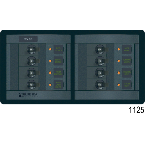 360 Panel Systems DC - 8 Positions with Digital Multimeter, Rocker