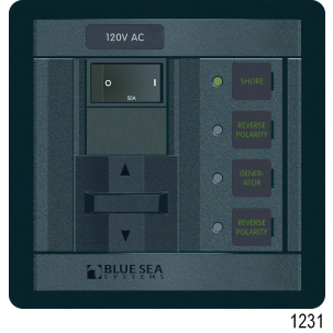 Triple M-Series Single Circuit On-Off Battery Switch Bank, Dual Battery Bank Panel with (3) m-Series Switches - Vertical