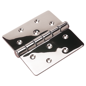 S.S. BUTT HINGE 4X4-1/2IN CENTER PIN