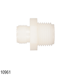 ADAPTER 3/8IN BSP-M x 1/2IN NPS-M NYLON