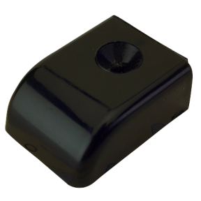 NYLON .85 TRACK END CAP COVER BLK