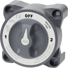 500-600A HD SERIES BATTERY SWITCH 3 POS
