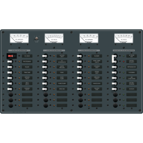 AC Main + 8 Positions&frasl;DC Main + 29 Positions Circuit Breaker Panel