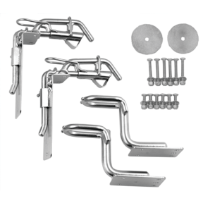 SD4/SD6 - Snap Davit Kit w/Raised Swim Step Hooks - for 6-9 ft Hardshell Dinghies
