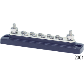 BusBar 150 Ampere Common Buses, BusBar 4 x 1&frasl;4" Stud Terminal
