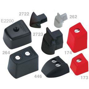 22 mm Small Boat CB Track - Endstops &amp; Trim Caps