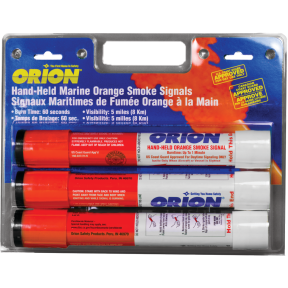 Handheld Marine Orange Smoke Signals