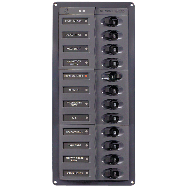 902NMV DC Circuit Breaker Panel