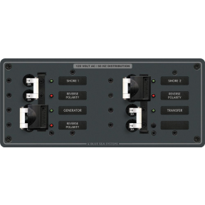 3 Sources Selector/AC Main Circuit Breaker Panel