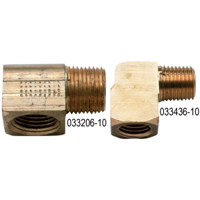 Machined Brass Fuel Elbows