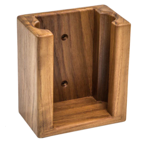 LIQUID SOAP HOLDER, TEAK