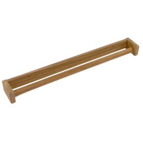 LONG TOWEL RACK, 22INX3INX1-7/8IN TEAK