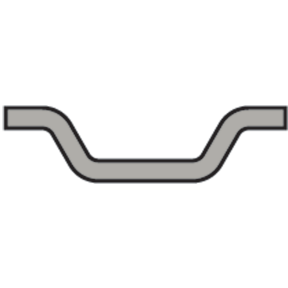 SCH 75-05 5/8IN S.S. SAIL TRACK  (12FT LENGTH)