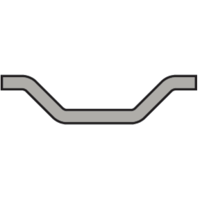 SCH 75-07 7/8IN SS SAIL TRACK  (12FT LENGTH)