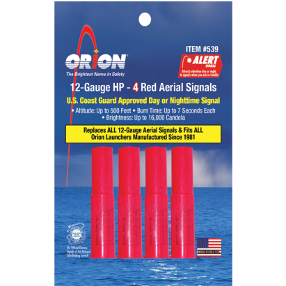 12-Gauge Red Aerial Signal Flares - Refill
