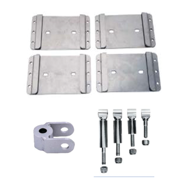Universal Dinghy Mounting Chocks - Swivel Stanchions