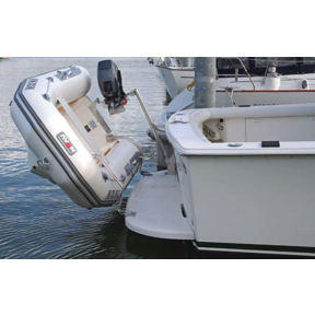 Hoist/Leaver - Hydraulic Dinghy Lifting Arm + Rotating Outboard Bracket