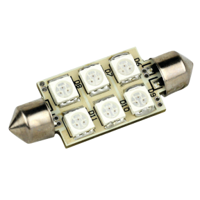 6 LED Festoon Bulb