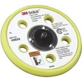 5655 Stikit Dust Free Low Profile Backing Pad - 5"