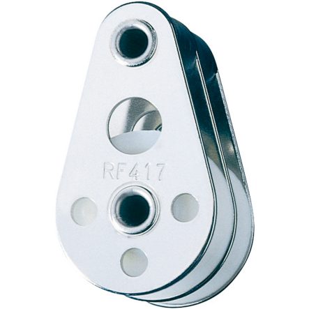 DOUBLE BLOCK 1/4IN W/RIVET TUBE