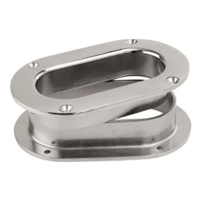 SS HAWSE PIPE - 9-1/2 X 5-3/4 DUAL FLNG