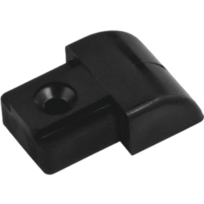 BLK NYL END CAP INSERT 0.85 TRACK