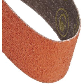 close up of 3M 977F Original Cubitron Abrasive Metalworking Belt