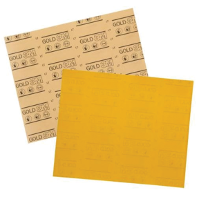 Gold Abrasive Sheet - 9" x 11"