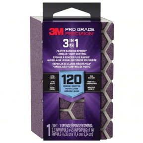 Pro Grade Precision 3-in-1 Sanding Sponges