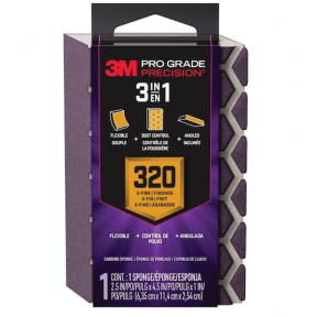 Pro Grade Precision 3-in-1 Sanding Sponges