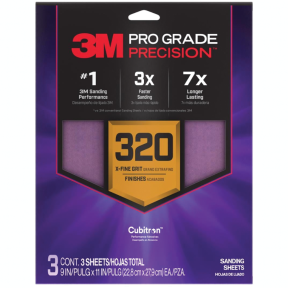 Pro Grade Precision Faster Sanding Sanding Sheets - 9" x 11"
