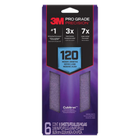 Pro Grade Precision Faster Sanding Sheets - 3-2/3" x 9"
