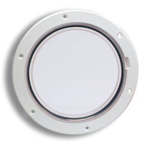 6IN WHT PRY-OUT DECK PLATE