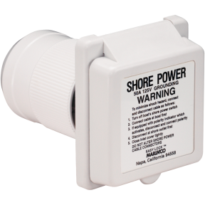 50A 125V(M) SS INLET W/O ENCLOSURE