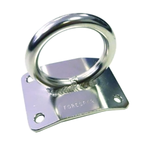 SS PE-3-SC CURVED BASE POLE MAST PAD EYE