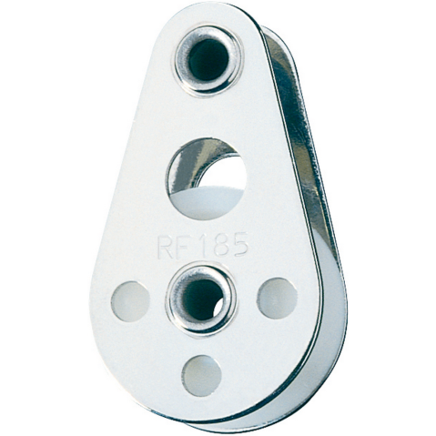SINGLE BLOCK 1/4IN W/RIVET TUBE