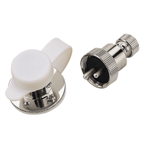 Polarized Electrical Connector - Chrome Plated
