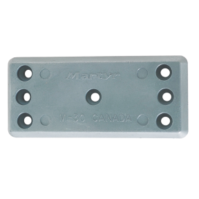 7 &amp; 8 Hole Hull Anode - Zinc