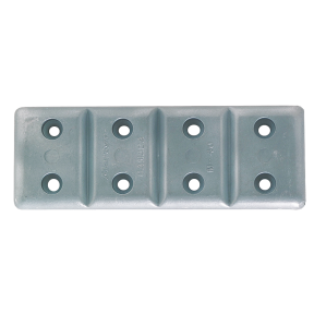 7 &amp; 8 Hole Hull Anode - Zinc