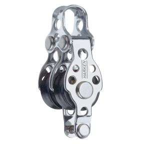 DOUBLE 16MM AIR BLOCK W/BECKET